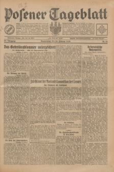 Posener Tageblatt. Jg.69, Nr. 42 (20 Februar 1930) + dod.
