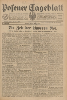 Posener Tageblatt. Jg.69, Nr. 58 (11 März 1930) + dod.