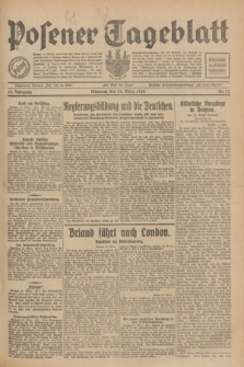 Posener Tageblatt. Jg.69, Nr. 71 (26 März 1930) + dod.