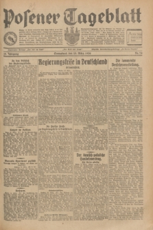 Posener Tageblatt. Jg.69, Nr. 74 (29 März 1930) + dod.