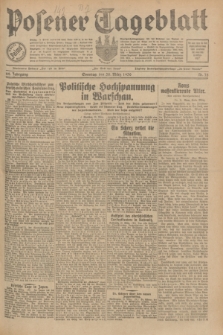 Posener Tageblatt. Jg.69, Nr. 75 (30 März 1930) + dod.