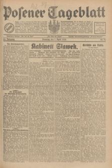 Posener Tageblatt. Jg.69, Nr. 76 (1 April 1930) + dod.