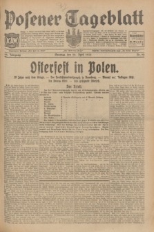 Posener Tageblatt. Jg.69, Nr. 92 (20 April 1930) + dod.