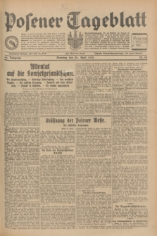 Posener Tageblatt. Jg.69, Nr. 98 (29 April 1930) + dod.