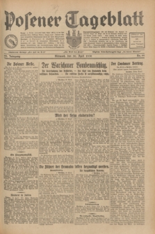 Posener Tageblatt. Jg.69, Nr. 99 (30 April 1930) + dod.