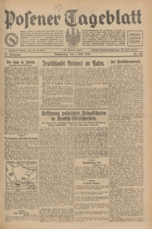 Posener Tageblatt. Jg.69, Nr. 100 (1 Mai 1930) + dod.