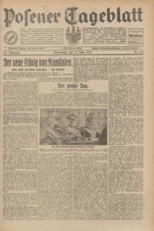 Posener Tageblatt. Jg.69, Nr. 133 (12 Juni 1930) + dod.