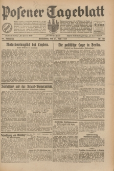 Posener Tageblatt. Jg.69, Nr. 140 (21 Juni 1930) + dod.