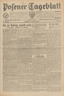 Posener Tageblatt. Jg.69, Nr. 165 (20 Juli 1930) + dod.