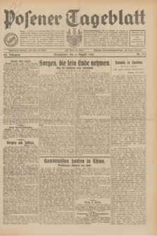 Posener Tageblatt. Jg.69, Nr. 176 (2 August 1930) + dod.