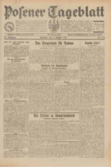 Posener Tageblatt. Jg.69, Nr. 178 (5 August 1930) + dod.