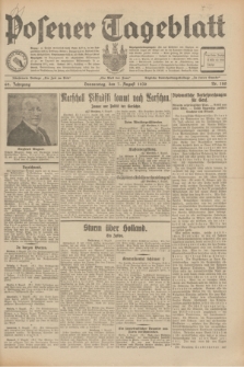 Posener Tageblatt. Jg.69, Nr. 180 (7 August 1930) + dod.