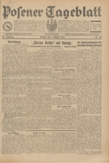 Posener Tageblatt. Jg.69, Nr. 181 (8 August 1930) + dod.