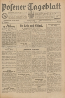 Posener Tageblatt. Jg.69, Nr. 182 (9 August 1930) + dod.