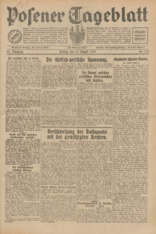 Posener Tageblatt. Jg.69, Nr. 187 (15 August 1930) + dod.