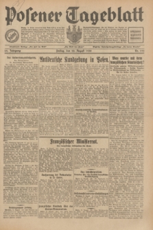 Posener Tageblatt. Jg.69, Nr. 192 (22 August 1930) + dod.