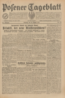 Posener Tageblatt. Jg.69, Nr. 195 (26 August 1930) + dod.