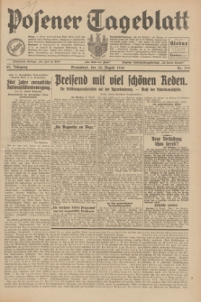 Posener Tageblatt. Jg.69, Nr. 199 (30 August 1930) + dod.
