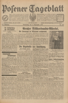 Posener Tageblatt. Jg.69, Nr. 209 (11 September 1930) + dod.