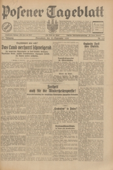 Posener Tageblatt. Jg.69, Nr. 211 (13 September 1930) + dod.