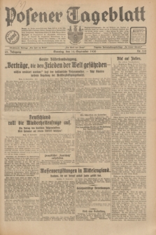 Posener Tageblatt. Jg.69, Nr. 212 (14 September 1930) + dod.