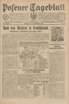 Posener Tageblatt. Jg.69, Nr. 214 (17 September 1930) + dod.