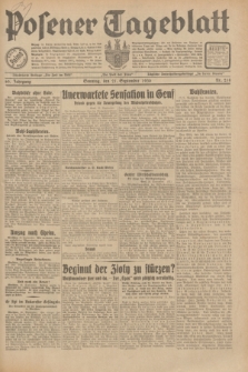 Posener Tageblatt. Jg.69, Nr. 218 (21 September 1930) + dod.