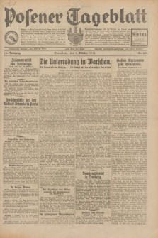 Posener Tageblatt. Jg.69, Nr. 229 (4 Oktober 1930) + dod.