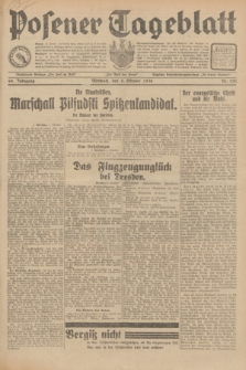Posener Tageblatt. Jg.69, Nr. 232 (8 Oktober 1930) + dod.