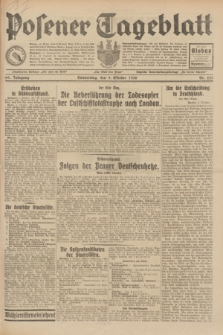 Posener Tageblatt. Jg.69, Nr. 233 (9 Oktober 1930) + dod.