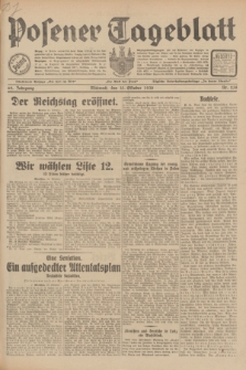 Posener Tageblatt. Jg.69, Nr. 238 (15 Oktober 1930) + dod.