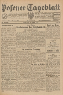 Posener Tageblatt. Jg.69, Nr. 246 (24 Oktober 1930) + dod.