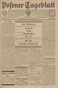 Posener Tageblatt. Jg.69, Nr. 256 (15 November 1930) + dod.