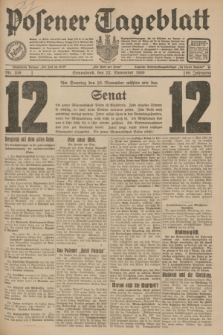 Posener Tageblatt. Jg.69, Nr. 259 (22 November 1930) + dod.
