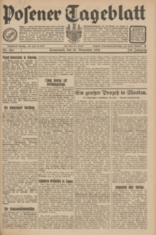 Posener Tageblatt. Jg.69, Nr. 262 (29 November 1930) + dod.