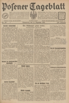 Posener Tageblatt. Jg.69, Nr. 267 (11 Dezember 1930) + dod.