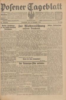 Posener Tageblatt. Jg.69, Nr. 268 (13 Dezember 1930) + dod.
