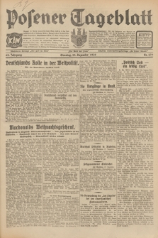 Posener Tageblatt. Jg.69, Nr. 279 (28 Dezember 1930) + dod.