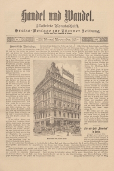 Handel und Wandel : illustrirte Monatschrift : Gratis-Beilage zur Thorner Zeitung. 1889, Nr. 5 (November)