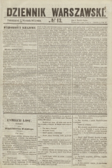 Dziennik Warszawski. 1855, № 13 (15 stycznia)