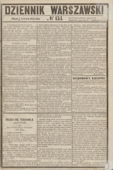 Dziennik Warszawski. 1855, № 154 (15 czerwca)