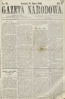 Gazeta Narodowa. 1863, nr 31
