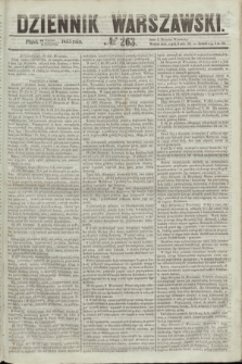 Dziennik Warszawski. 1855, № 263 (5 października)