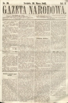 Gazeta Narodowa. 1863, nr 39