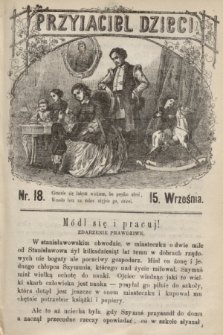 Przyjaciel Dzieci. R.3, nr 18 (15 września 1863)