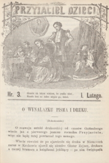 Przyjaciel Dzieci. R.4, nr 3 (1 lutego 1864)