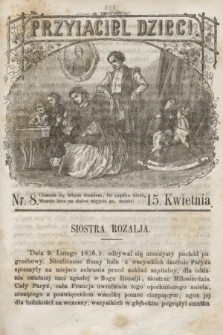 Przyjaciel Dzieci. R.6, nr 8 (15 kwietnia 1866)
