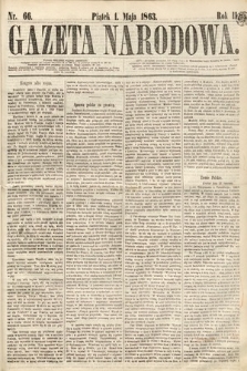 Gazeta Narodowa. 1863, nr 66