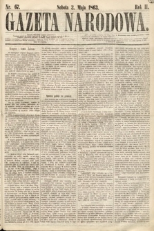 Gazeta Narodowa. 1863, nr 67
