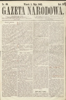 Gazeta Narodowa. 1863, nr 69